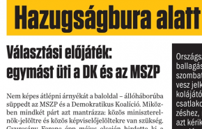 Választási előjáték: tombol a DK-MSZP balháború - Mintha nem a Fidesz lenne az ellenfél... 