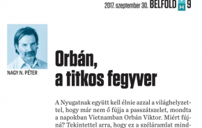 Nagy N. Péter: Orbán, a titkos fegyver