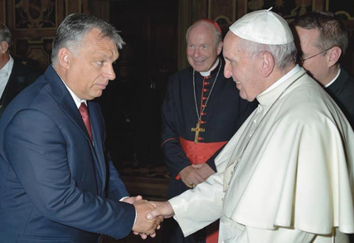 <h1>Frenc pápa és Orbán Viktor - Forrás: Orbán Viktor Facebook oldala</h1>-