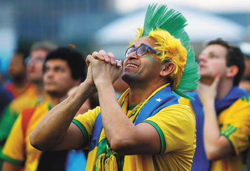 <h1>Brazil öröm - Fotó: Lucas Uebel, AFP/Europress</h1>-