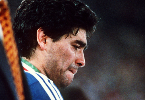 <h1>Maradona: elveszített vb-döntő, 1990</h1>-