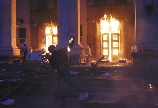 <h1>Odesszai tragédia - Fotó: Yevgeniy Volonin, Reuters/RTR</h1>-