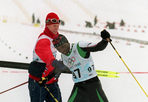 <h1>Philip Boit esés előtt a ’98-as téli olimpián</h1>-