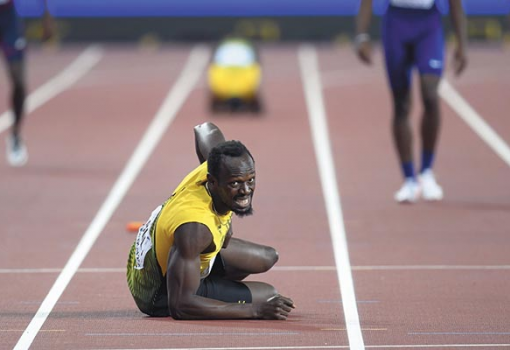 <h1>Usain Bolt - Fotó: Julien Krosner, AFP</h1>-