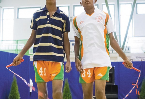 <h1>Szerencsés indiai fiúk
– ők eljutottak a versenyre  - Fotó: Berán Dániel</h1>-