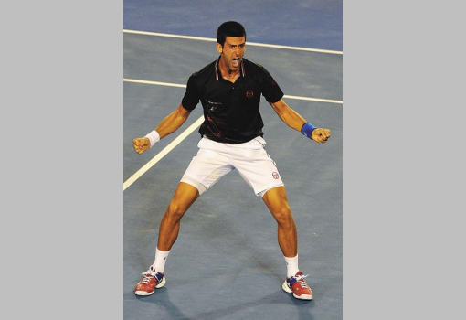 <h1>Novak Djokovics (Fotó: Torsten Blackwood, AFP)</h1>-