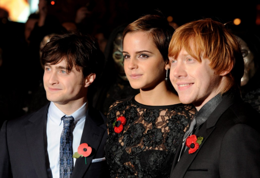 <h1>Daniel Radcliffe, Emma Watson és Rupert Grint a londoni világpremieren</h1>-