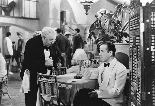 <h1>Gärtner Sándor - Gerő Jenő - Szőke Szakáll, a Casablanca jelenetében, partnere Humphrey Bogart - A fotó forrása: Profimedia</h1>-