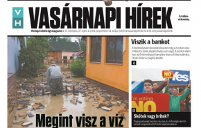 Megint visz a víz