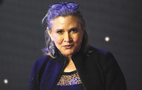 Az öniróniát védőpáncélként használta a Star Wars Leia hercegnőjeként világhírűvé vált Carrie Fisher