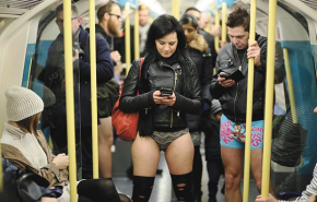 A nadrágmentes metrózás világnapja
